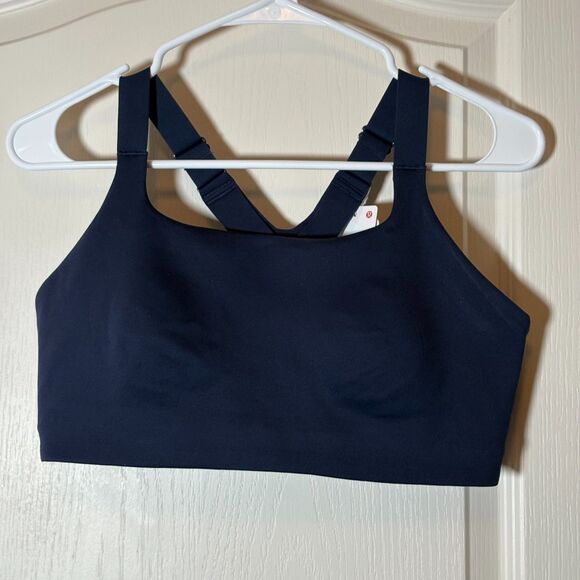 Lululemon Ultralu Square-Neck Workout Bra *Medium Support, D/DD Cup. SZ 10. - Picture 1 of 6